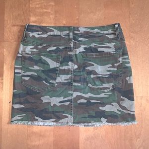 Forever 21 Camo Jean Skirt